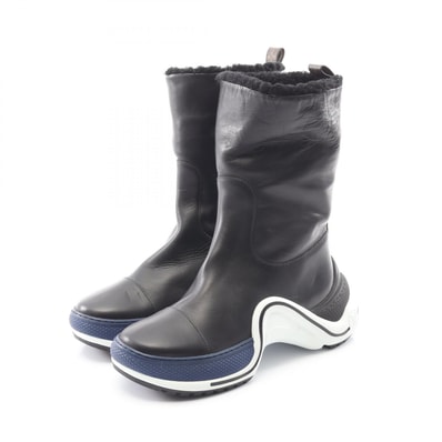 ルイ・ヴィトン LOUIS VUITTON アークライトライン ブーツ 靴 レザー レディース ブラック系 【中古】