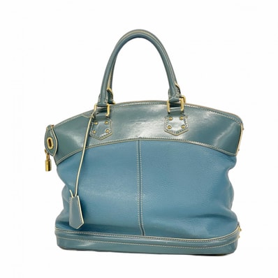 ★最終価格【6da0393-k】ルイヴィトン ハンドバッグ スハリ ロックイットMM M95432 ブルー【中古】レディース