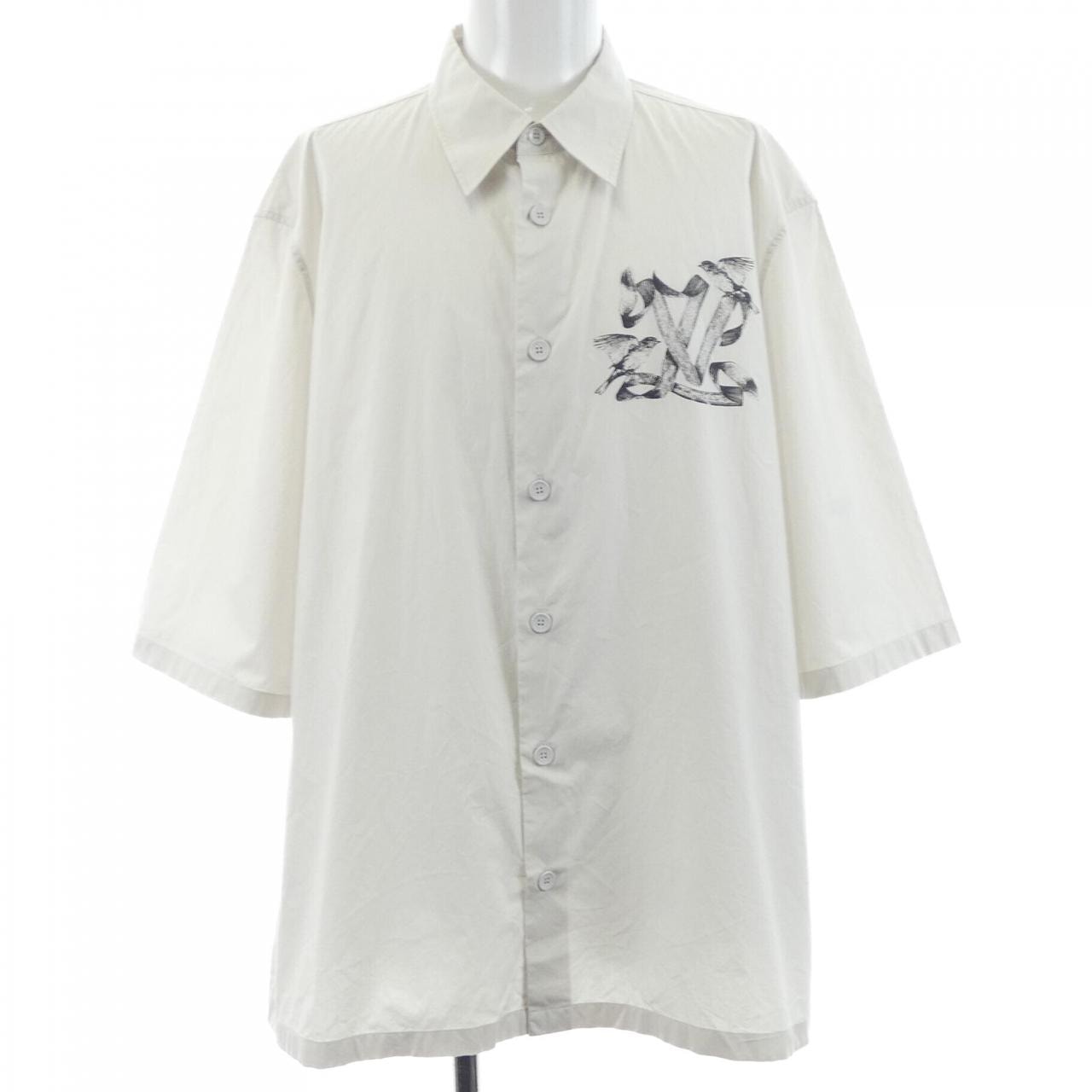 ルイヴィトン LOUIS VUITTON プリンテッドショートスリーブコットンシャツ HPS72WAVE S/Sシャツ