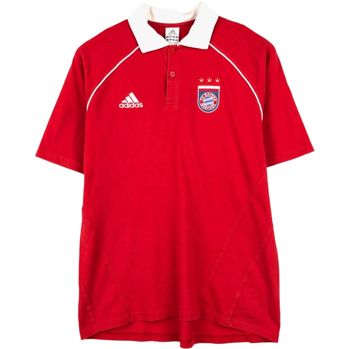古着 アディダス adidas BUNDESLIGA ブンデスリーガ BAYERN MUNICH バイエルン ミュンヘン 半袖 ポロシャツ メンズM相当/eaa623070