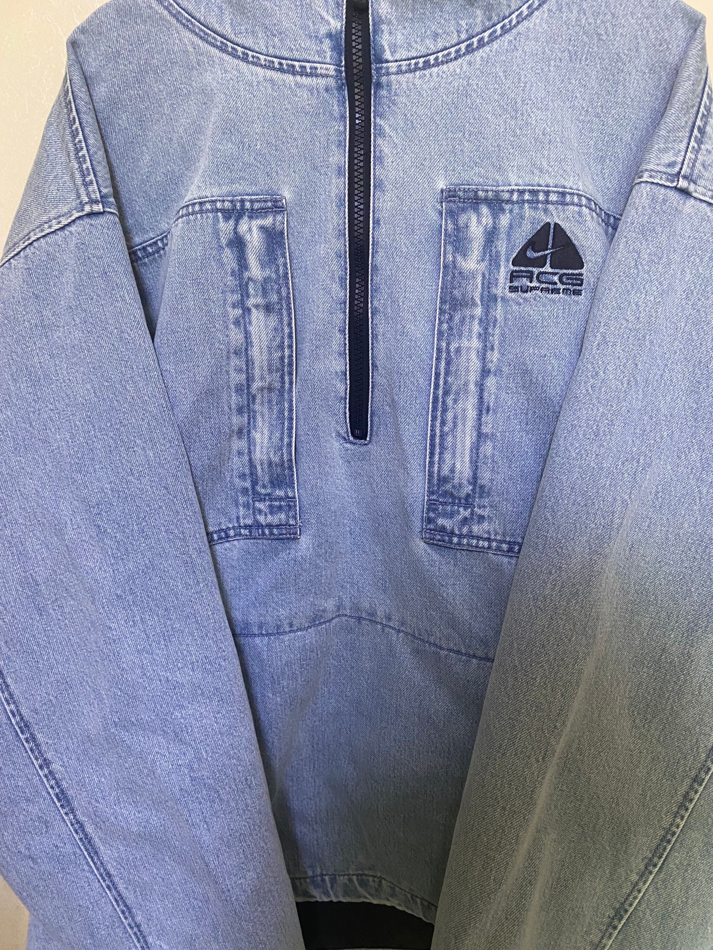 Supreme Nike ACG Denim Pullover "Washed Blue"