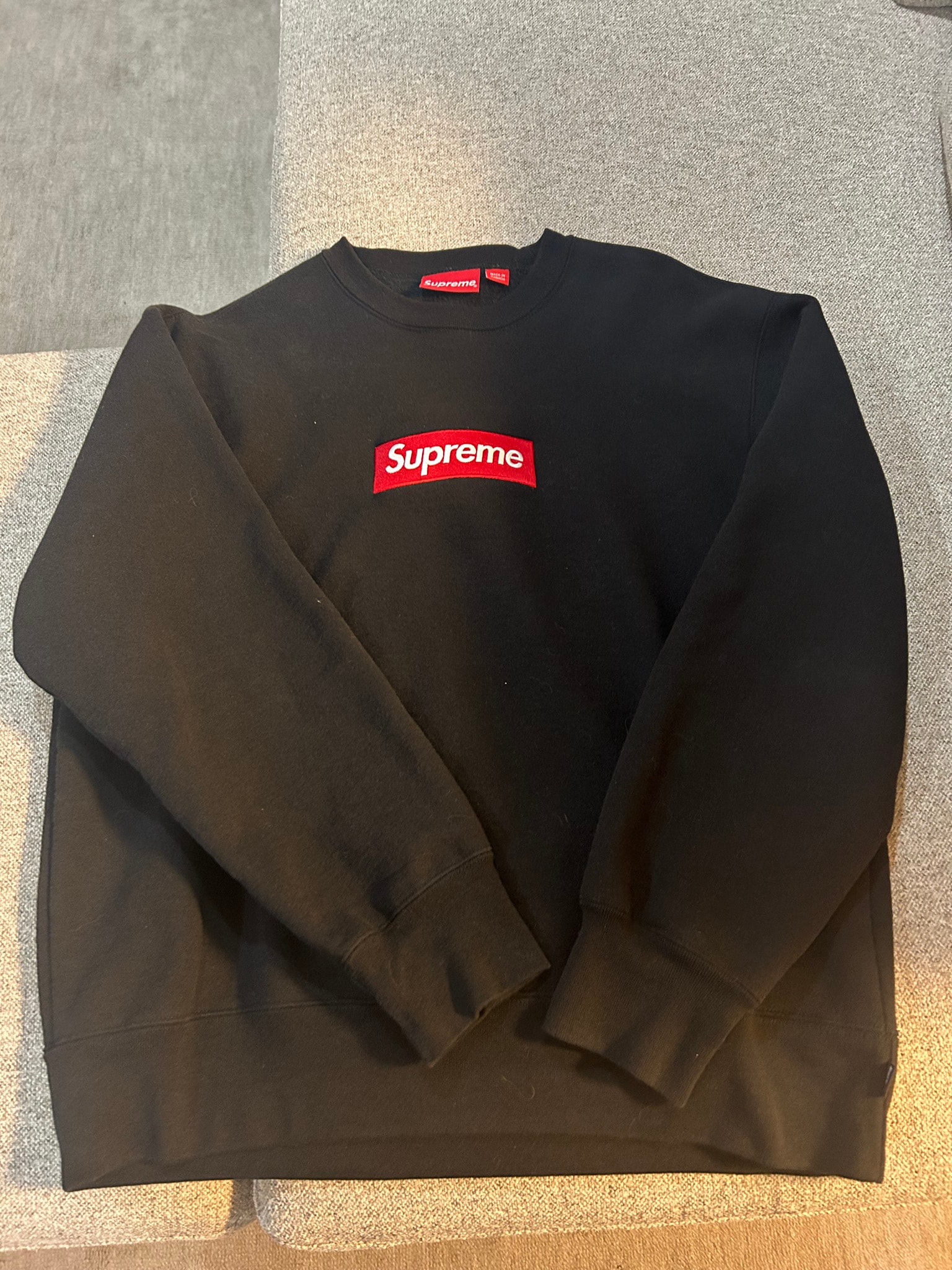 Supreme Box Logo Crewneck "Black" (22FW)