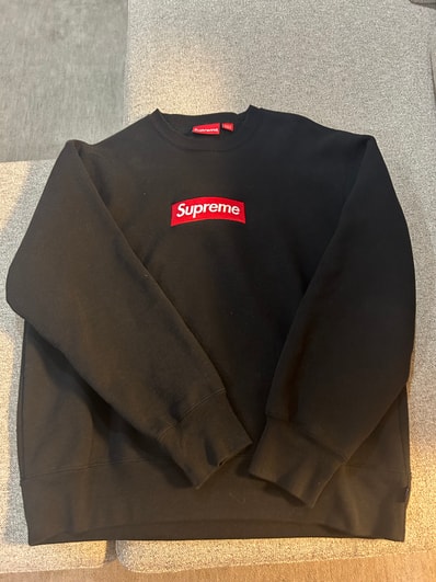 Supreme Box Logo Crewneck "Black" (22FW)
