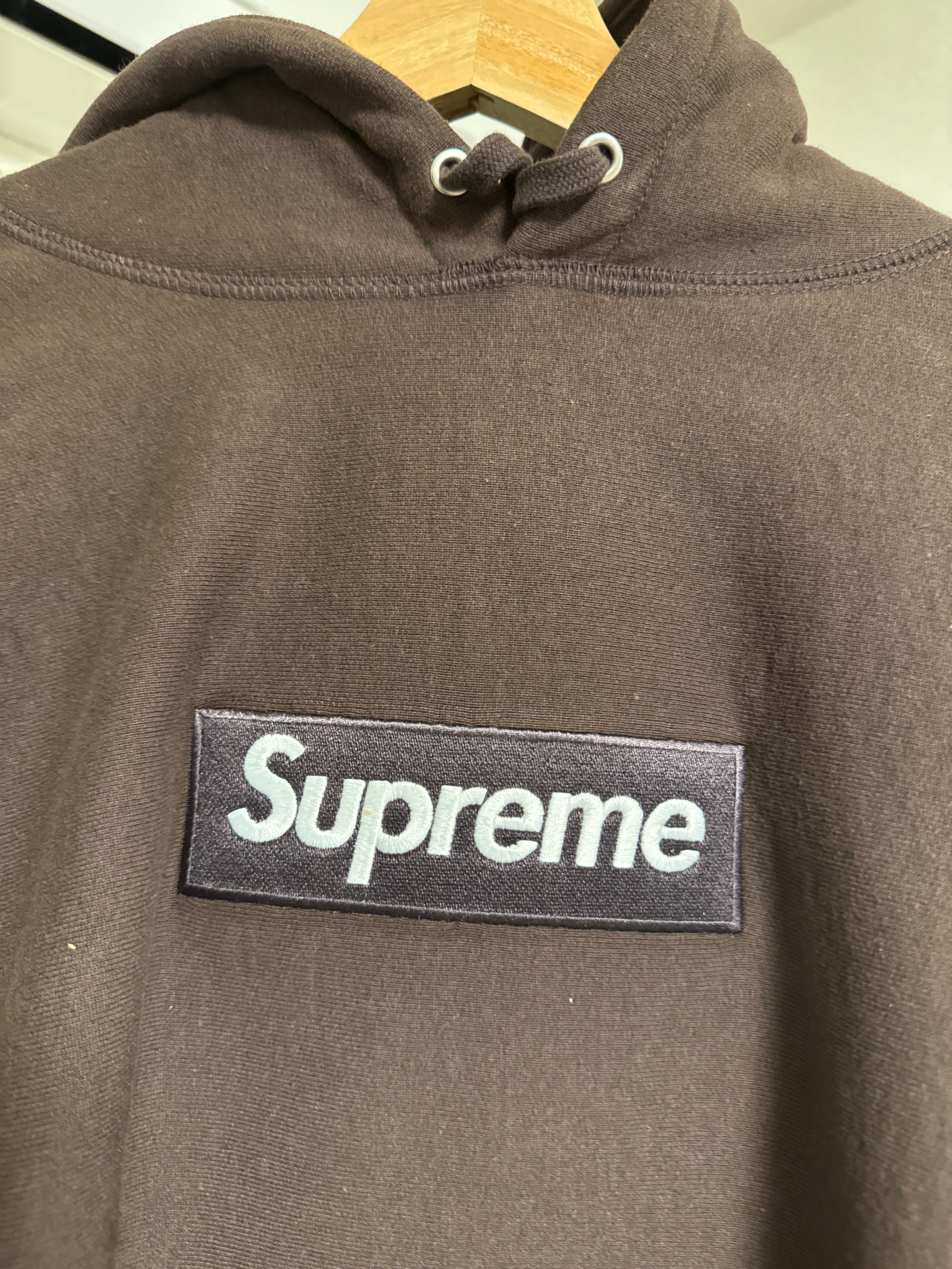 Supreme Box Logo Hooded Sweatshirt "Dark Brown" (21FW)