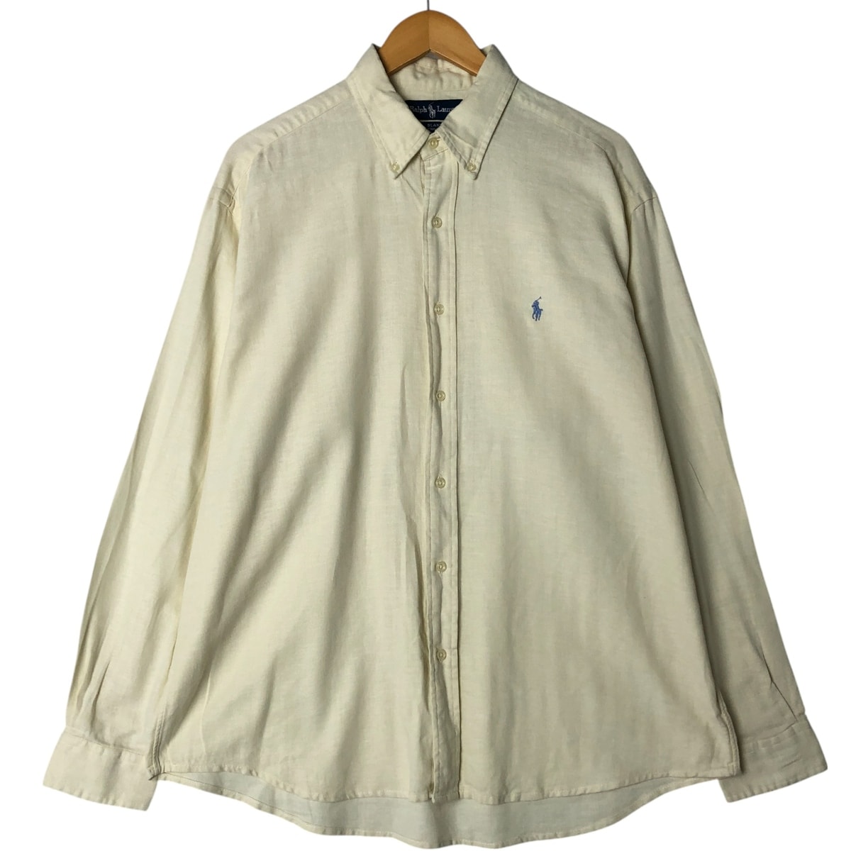古着 ラルフローレン Ralph Lauren BLAKE 長袖 ボタンダウンシャツ メンズL相当/eaa565849