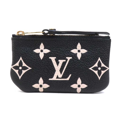 ルイ ヴィトン LOUIS VUITTON キーケース カードケース モノグラムアンプラント ポシェット クレ モノグラムアンプラント ブラック/ベージュ ゴールド レディース M28790【中古】 e62082j