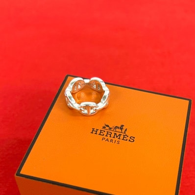 HERMES エルメス シェーヌダンクル アンシェネ リング シルバー925 リング・指輪 10号 シルバー
27365