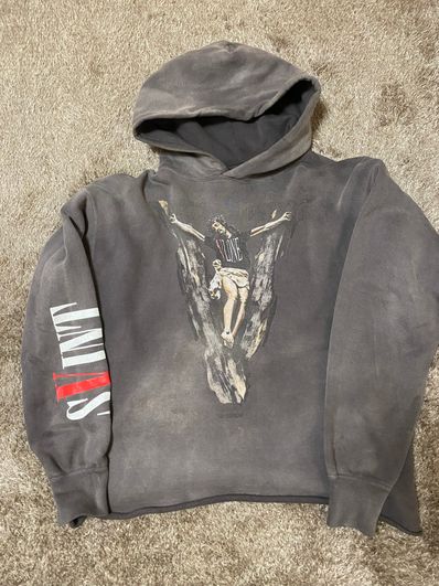 SAINT Mxxxxxx 22SS VLONE HOODIE "Black"