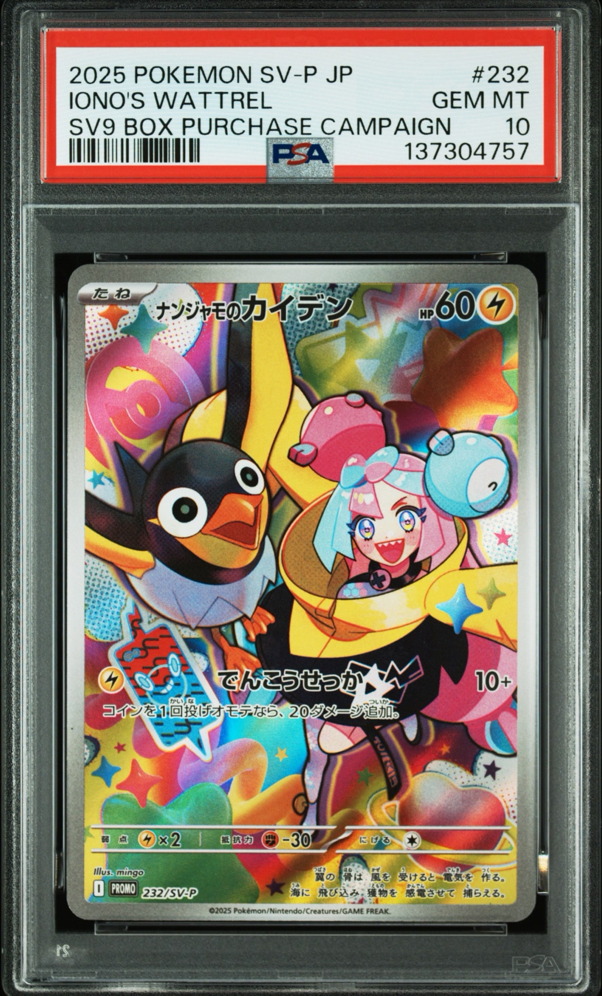 ナンジャモのカイデン P [SV-P 232](プロモーションカード「拡張パック