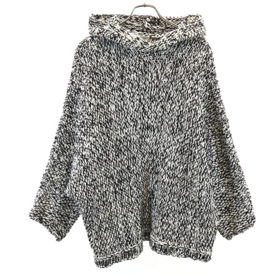 ZARA KNIT ザラニット 長袖 ニット パーカー M ホワイト
