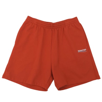 極美品 バレンシアガ ショートパンツ レッド メンズ M 676137