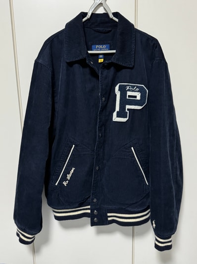 Polo Ralph Lauren Corduroy Letter Jacket "Navy"