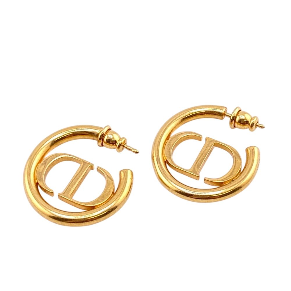 ディオール Dior ピアス CDロゴ 30 モンテーニュ ゴールド