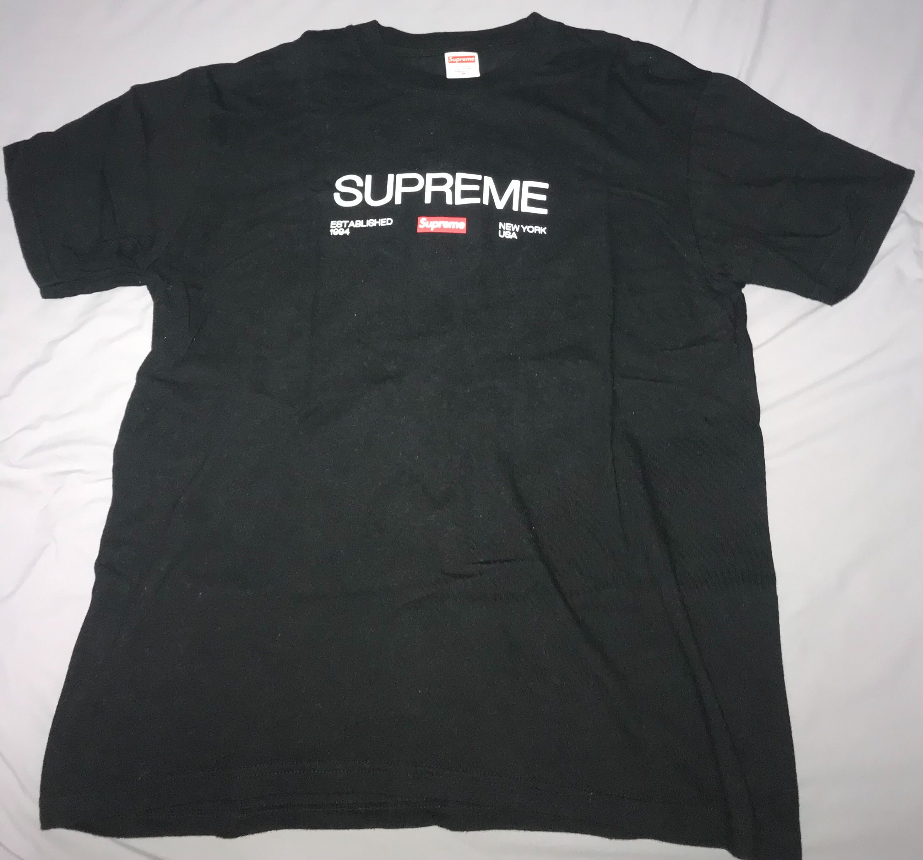 Supreme Est. 1994 Tee "Black"