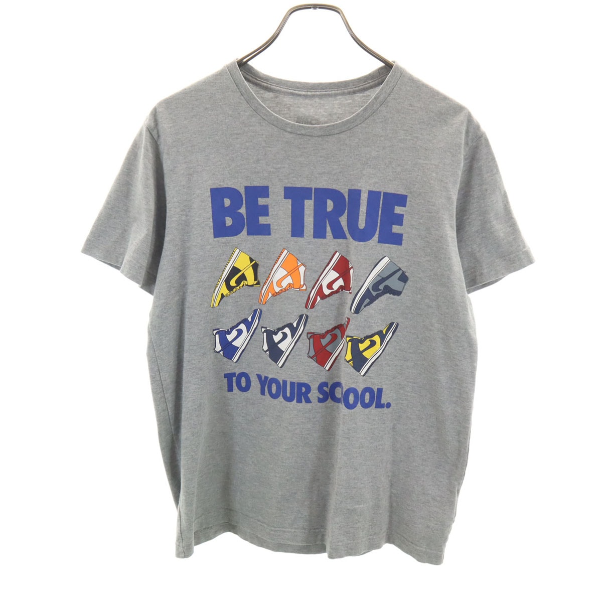 NIKE ナイキ スニーカー柄 半袖 Tシャツ M グレー