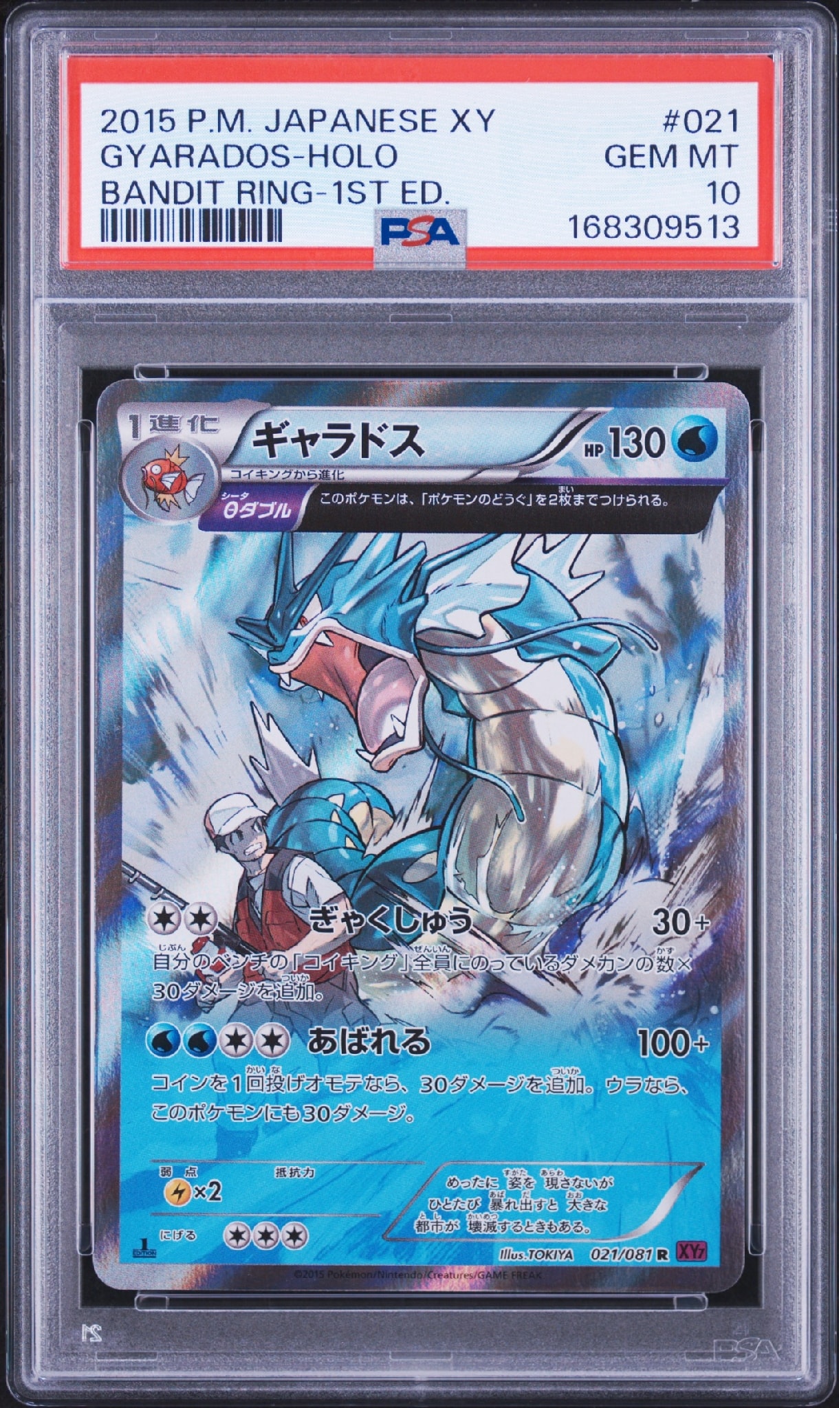 ギャラドス R :1ED [XY7 021/081](拡張パック「バンデットリング」)