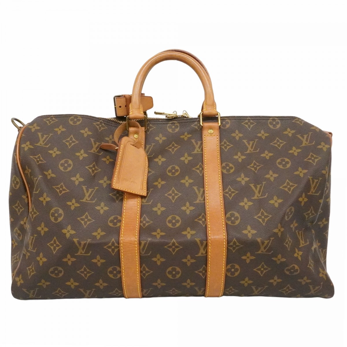 【6dd4611-h】ルイヴィトン ボストンバッグ モノグラム キーポルバンドリエール45 M41418 ブラウン【中古】メンズ レディース ユニセックス