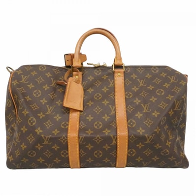 【6dd4611-h】ルイヴィトン ボストンバッグ モノグラム キーポルバンドリエール45 M41418 ブラウン【中古】メンズ レディース ユニセックス