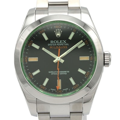 ロレックス ミルガウス 116400GV SS 自動巻 ランダム番