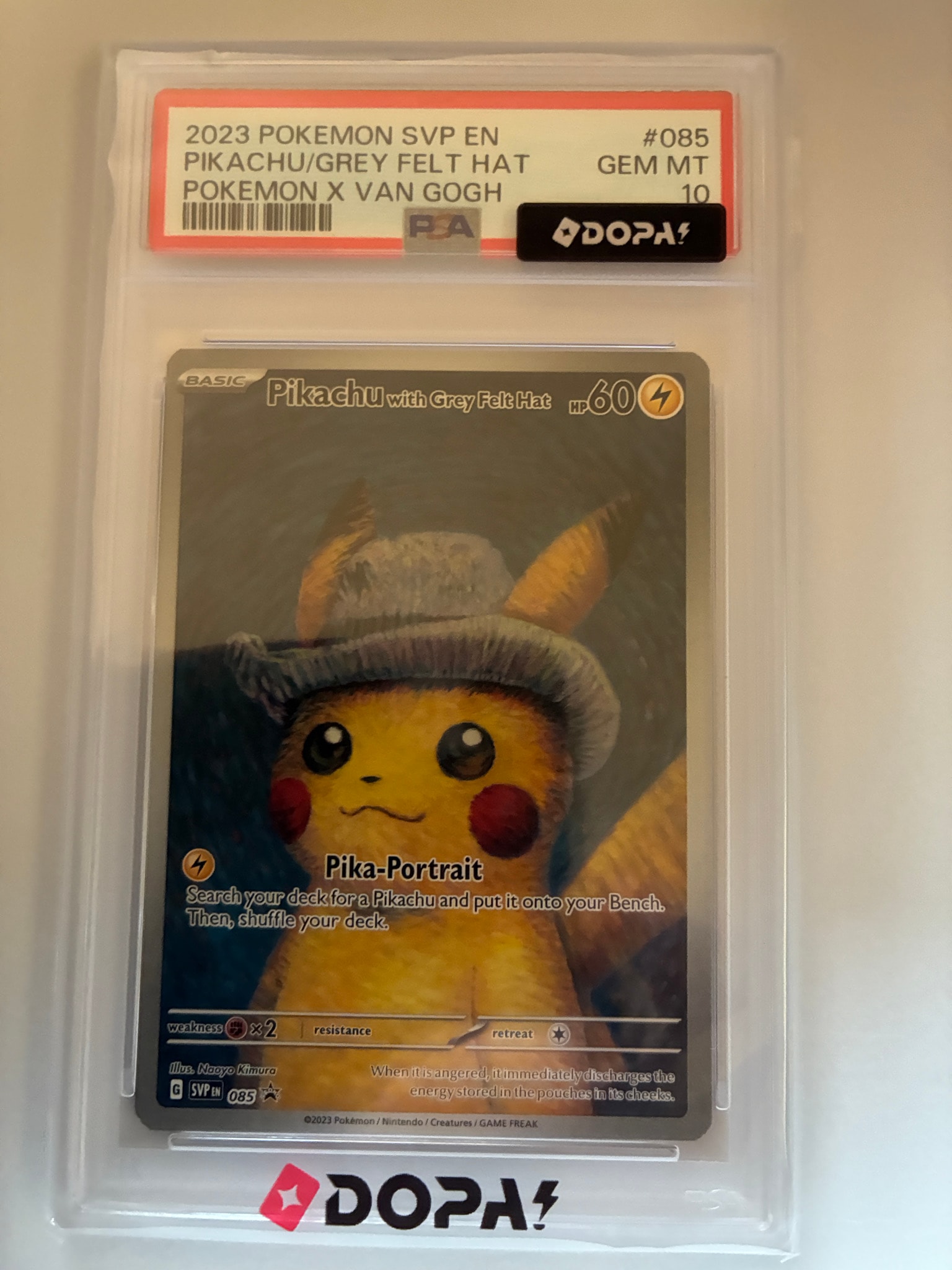 PSA10】ピカチュウ : プロモ [SVP EN 085](「ゴッホ展