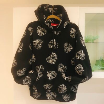 Supreme Love Cash Hooded Sweatshirt "Black"