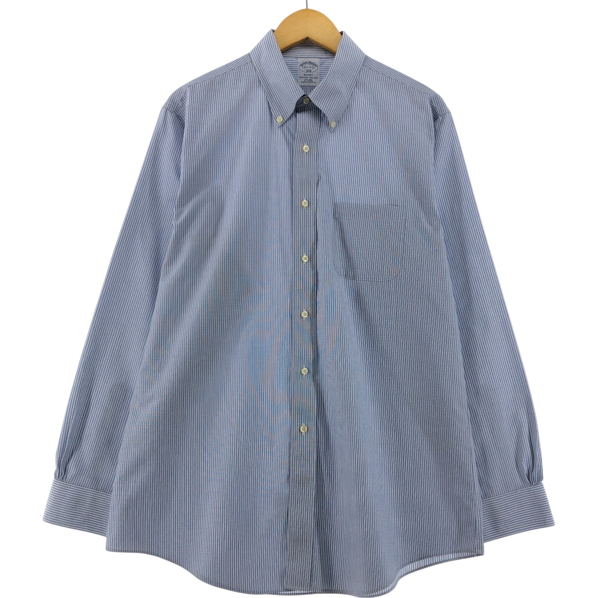 古着 ブルックスブラザーズ Brooks Brothers 1818 長袖 ボタンダウンストライプシャツ メンズL相当/eaa532633