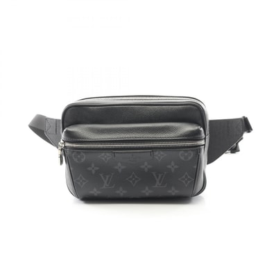 ルイ・ヴィトン LOUIS VUITTON バムバッグ アウトドア ウエストバッグ ボディバッグ バッグ PVCコーティングキャンバス レザー タイガラマ ノワール メンズ ブラック系 M30245 【中古】