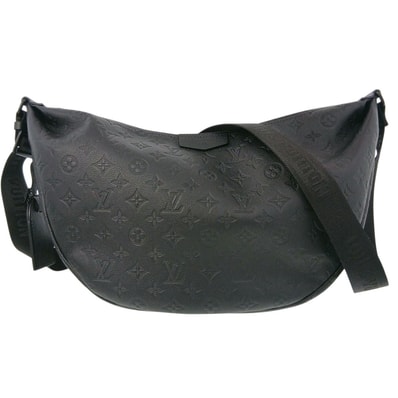 LOUIS VUITTON ルイ・ヴィトン ホーボー・ハンモックバッグ ショルダーバッグ M12850 モノグラムシャドウ ブラック メンズ【中古】
