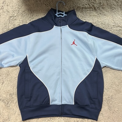 Supreme x Jordan Tricot Track Jacket "Blue"