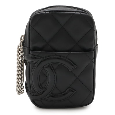 シャネル カンボンライン A26732 シガレットケース レディース