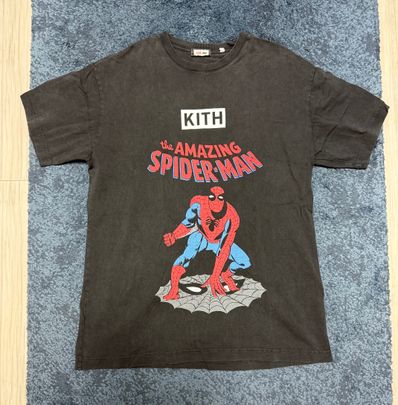 Marvel x Kith Spider-Man Allies Vintage Tee "Black"