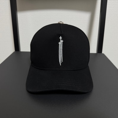 Chrome Hearts Baseball Cap RS 3 Cross "Black/White"