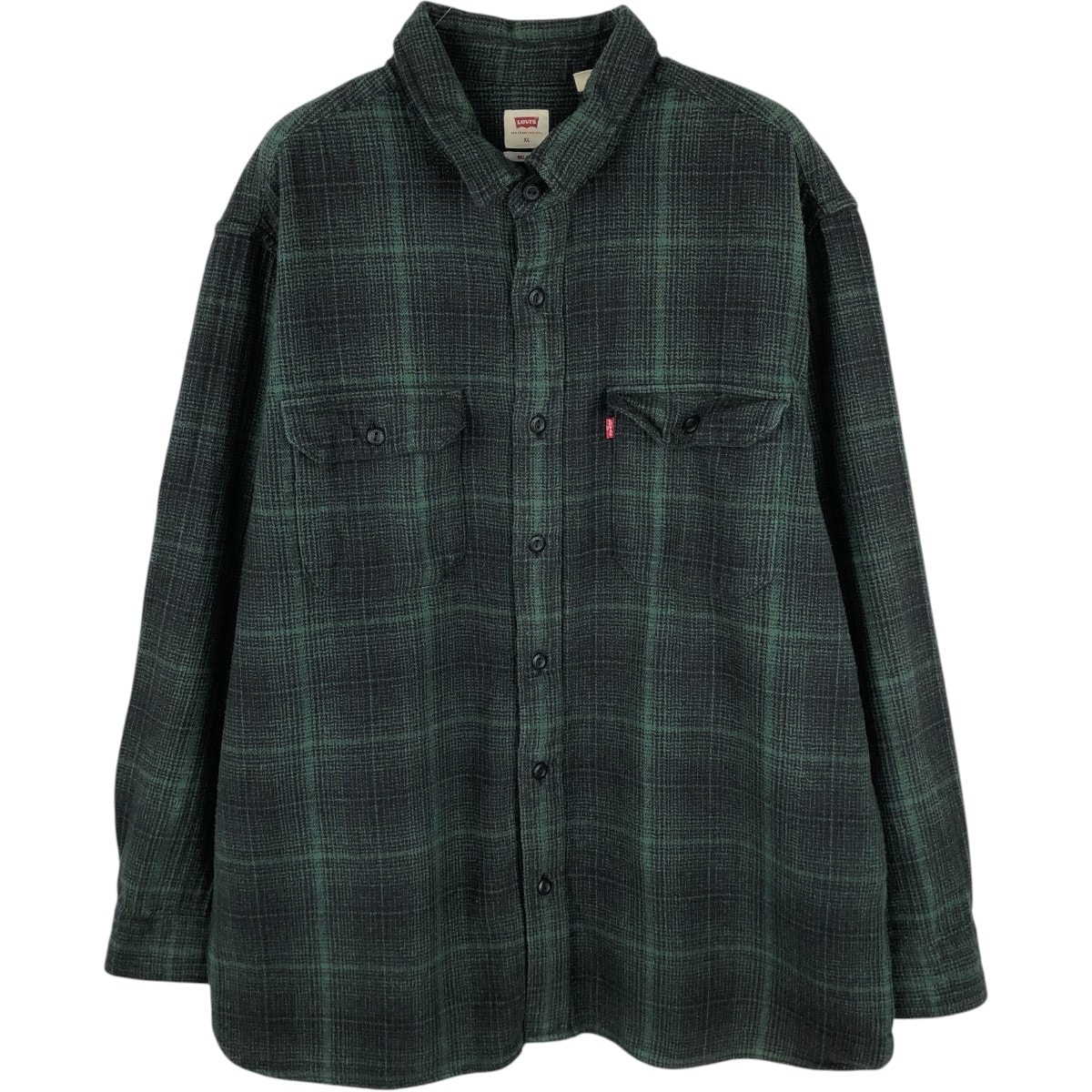 古着 リーバイス Levi's RELAXED 長袖 フランネルチェックシャツ メンズXL相当/eaa675450