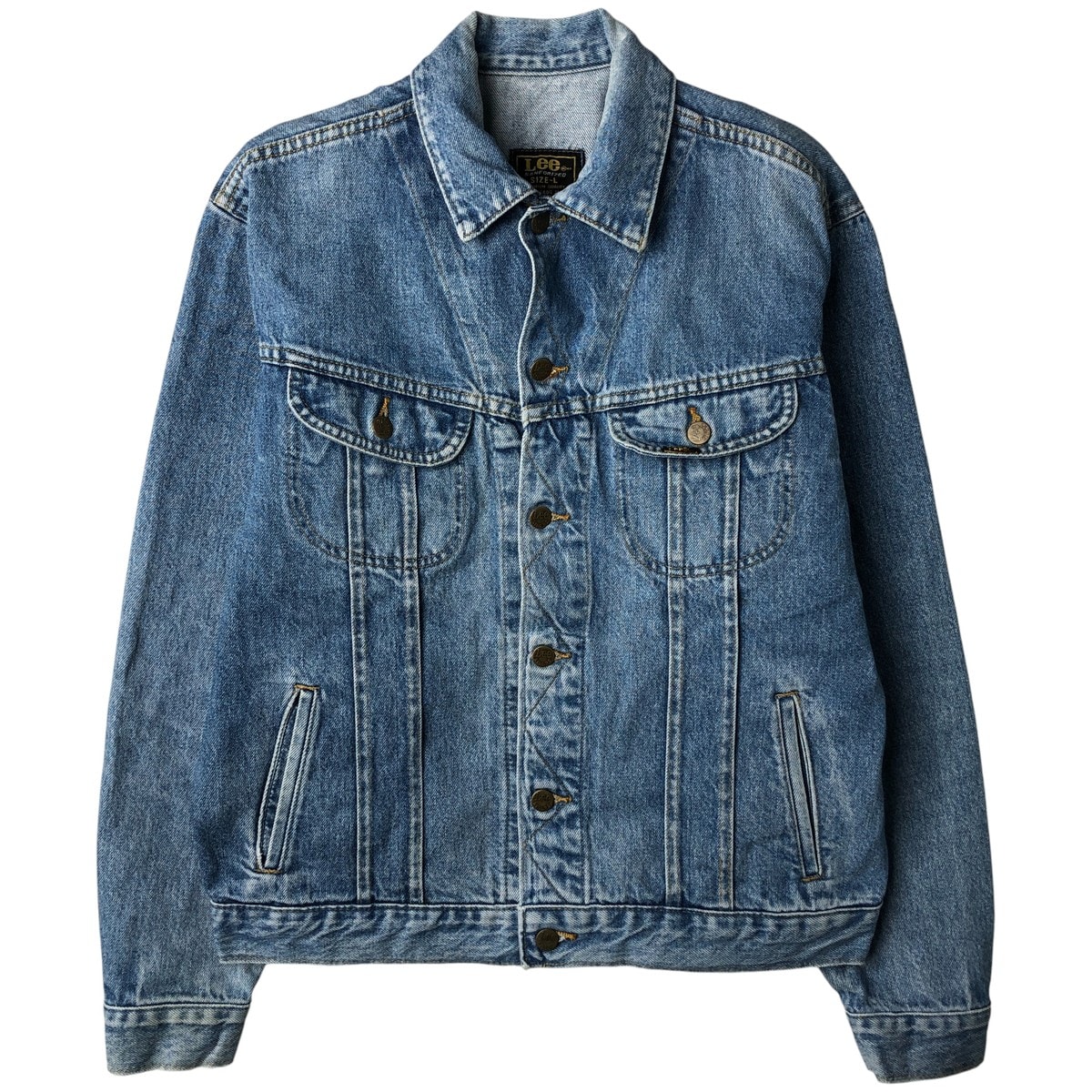 古着 リー Lee デニムジャケット Gジャン メンズL相当/eaa611546