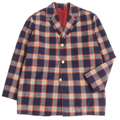 【ドンドン見直し】未使用品 グッチ
ジャケット 紺×オレンジ メンズ 46