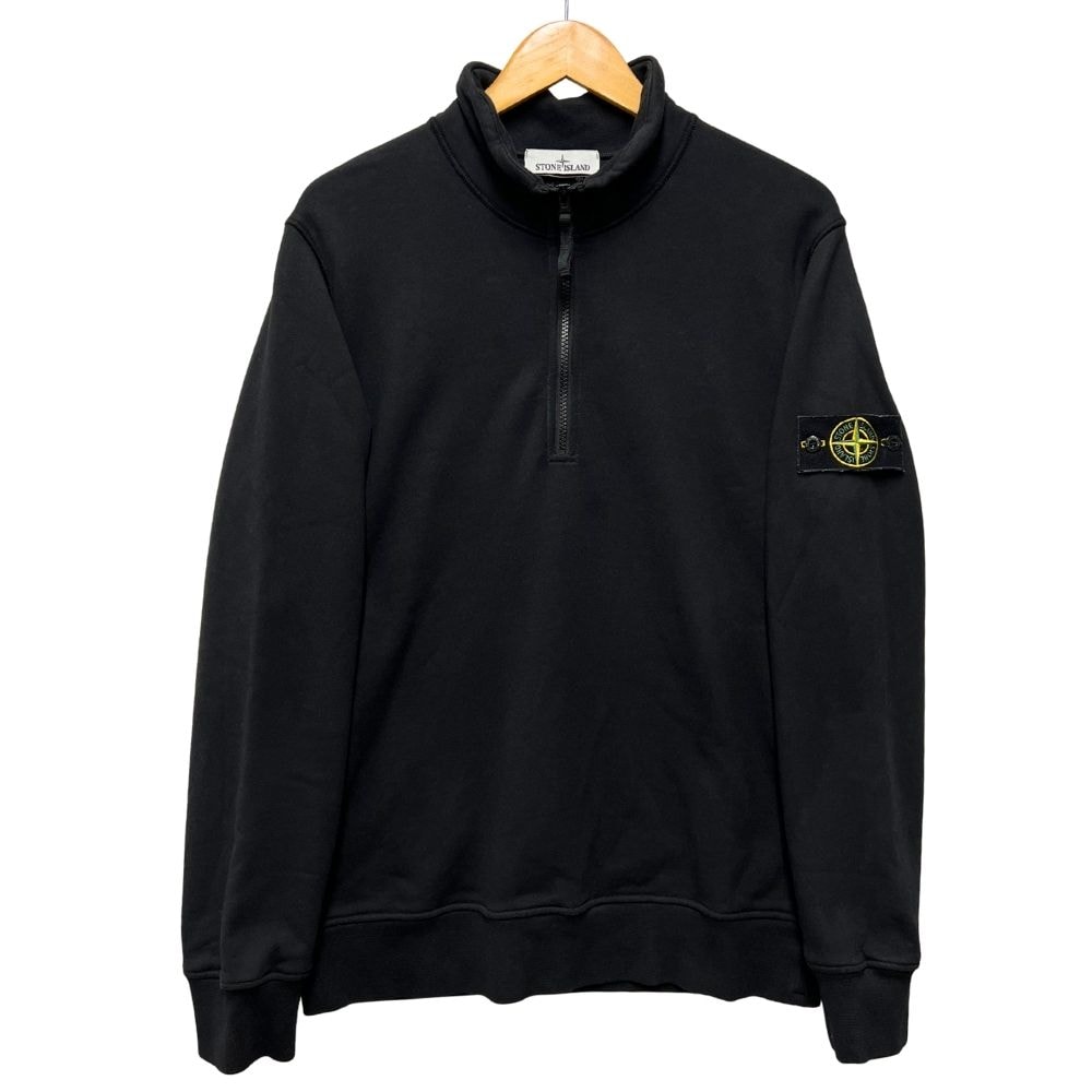 STONE ISLAND ストーンアイランド 品番 101561951 ガーメントダイ スタンドカラー ハーフジップ スウェット 52742
