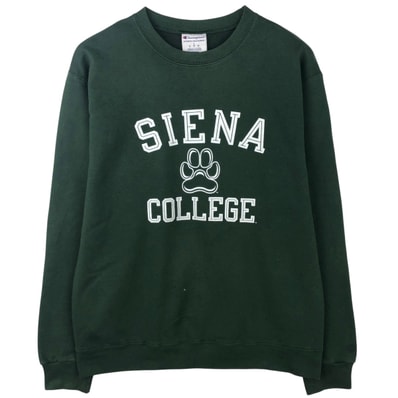 古着 チャンピオン Champion AUTHENTIC ATHLETICWEAR 3連プリント カレッジスウェットシャツ トレーナー メンズL相当/eaa610677