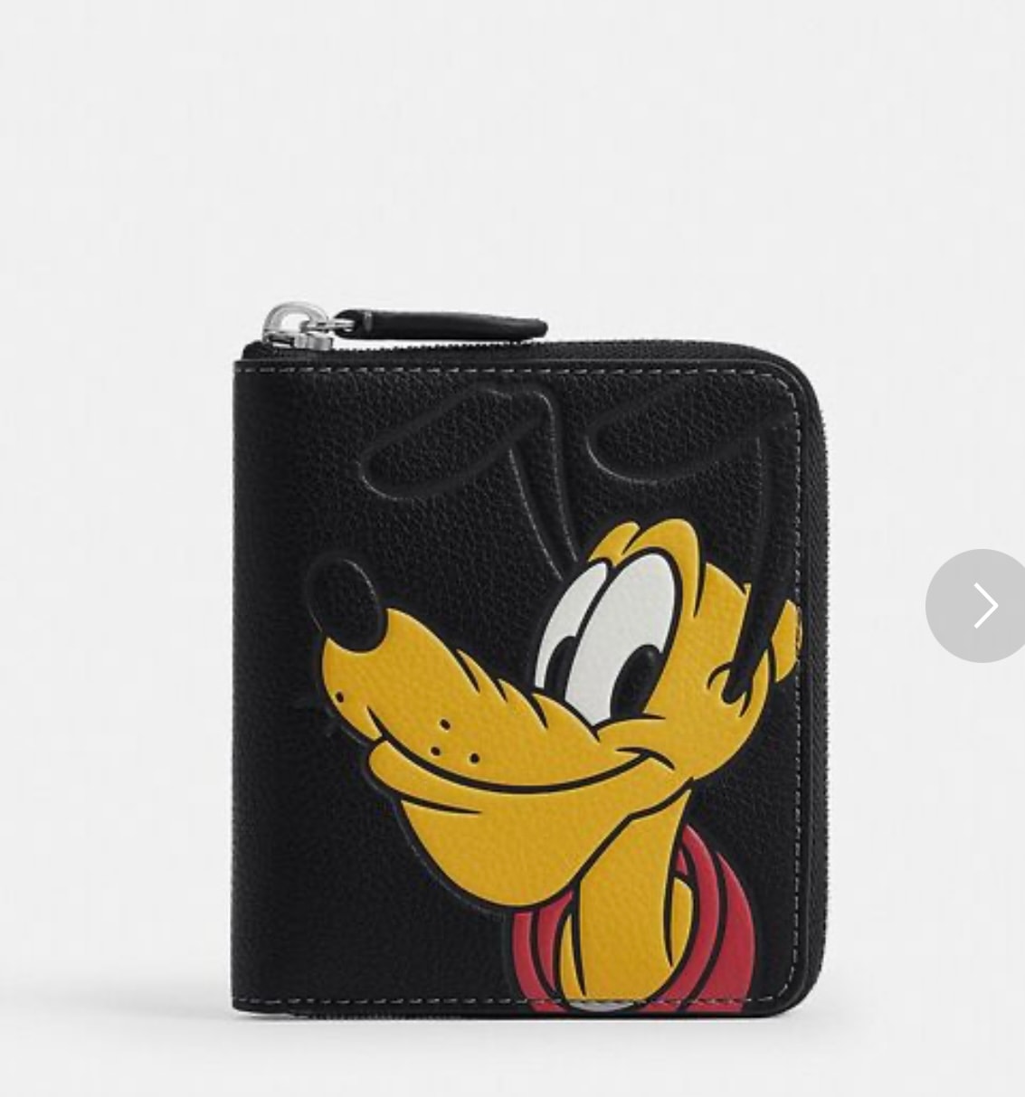 Disney ✖️coach ジップアラウンドコインウォレット/プルー