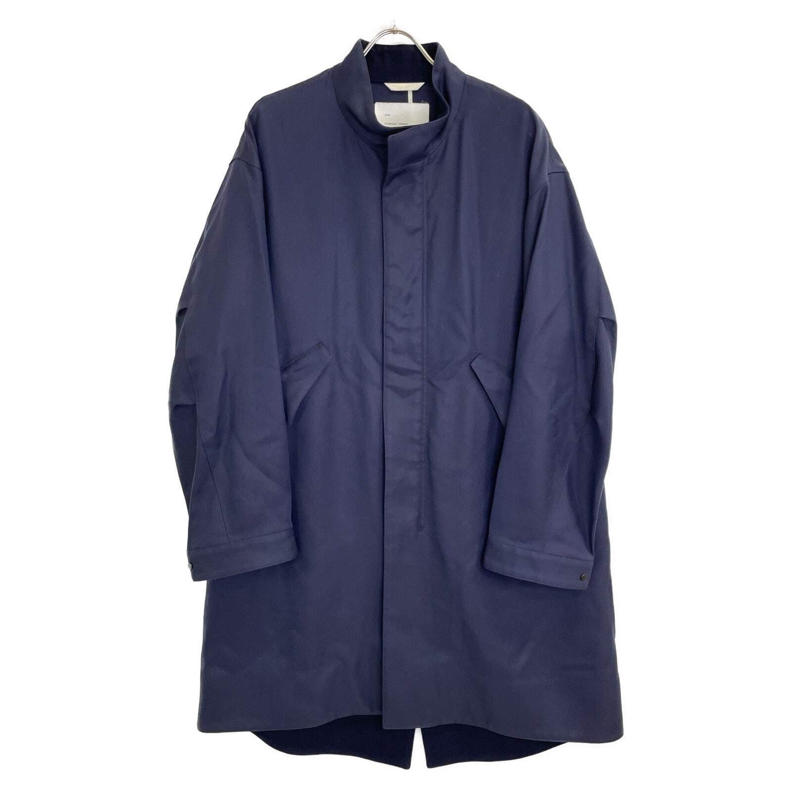 オーバーコート F18C09STF ﾈｲﾋﾞｰ DROPPED SHOULDER OVERCOAT 1