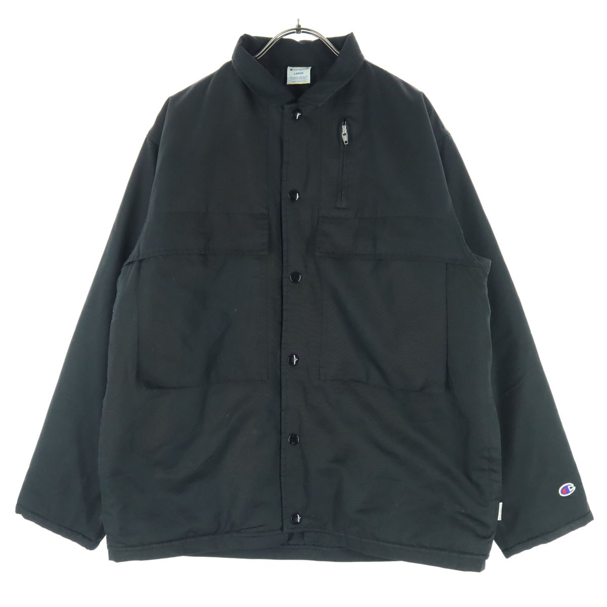 Champion チャンピオン 裏ボア ワークジャケット L ブラック