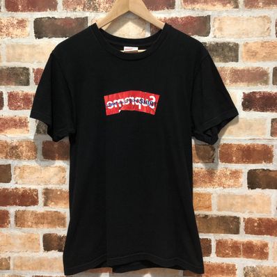 Supreme COMME des GARCONS SHIRT Box Logo Tee "Black"