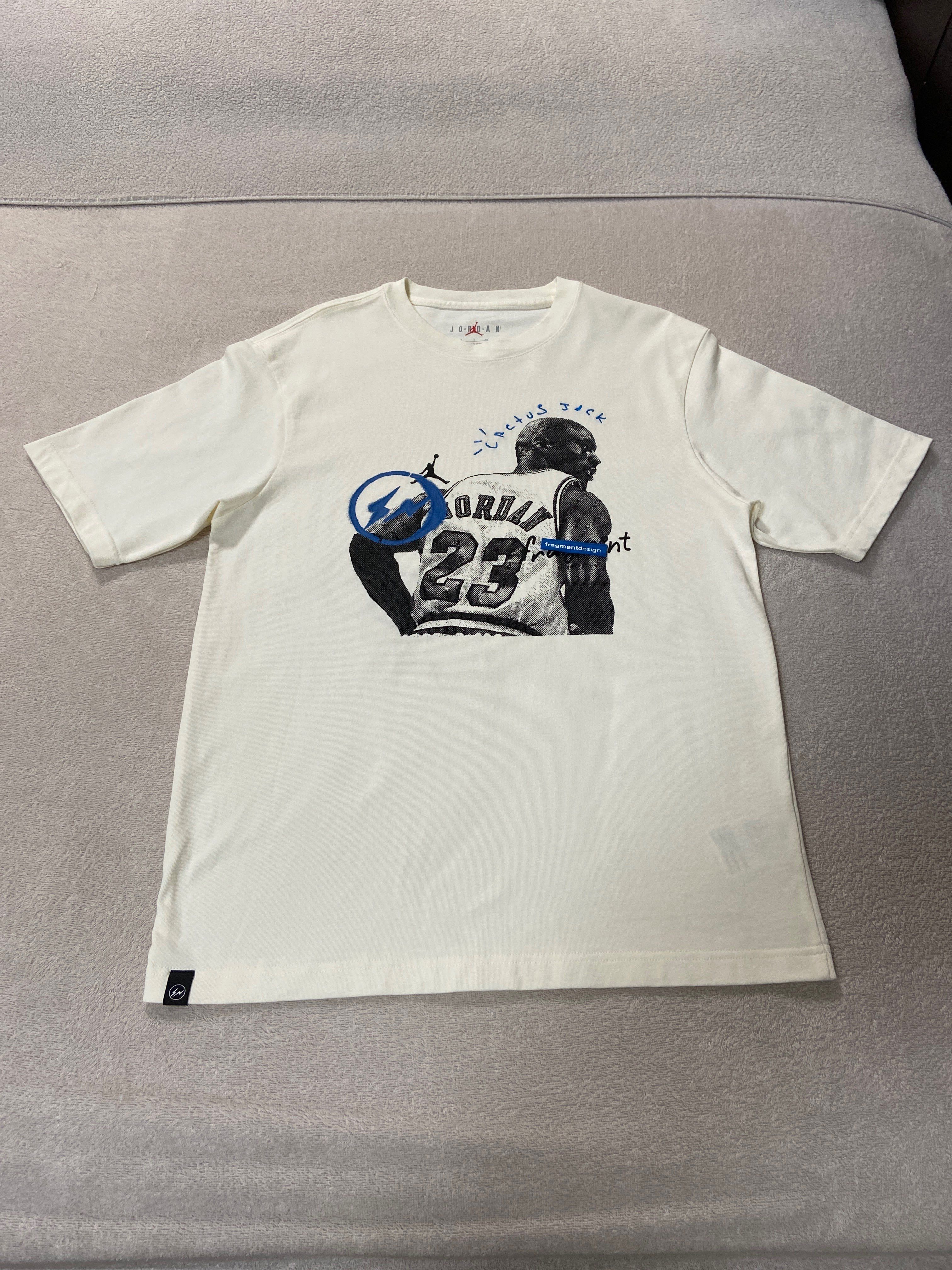 Air Jordan Travis Scott Fragment Tee "White"