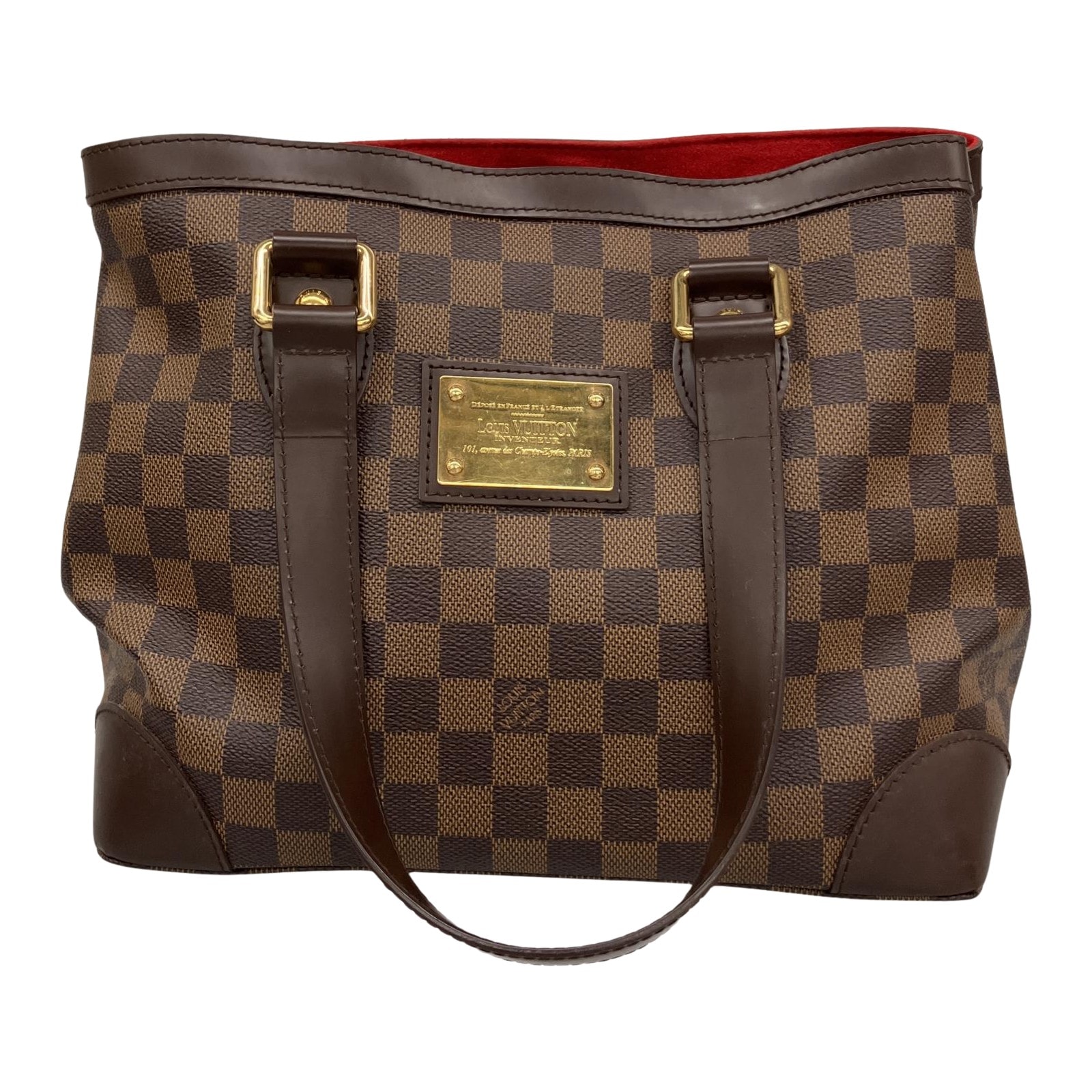 LOUIS VUITTON ルイヴィトン ハンドバッグ  ダミエ ハムステッドPM  N51205 ブラウン