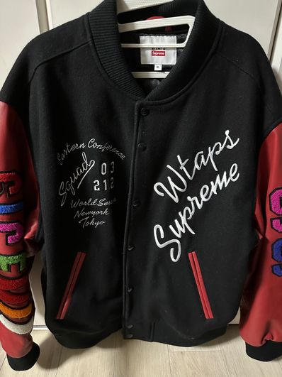 Supreme / WTAPS Varsity Jacket "Black"