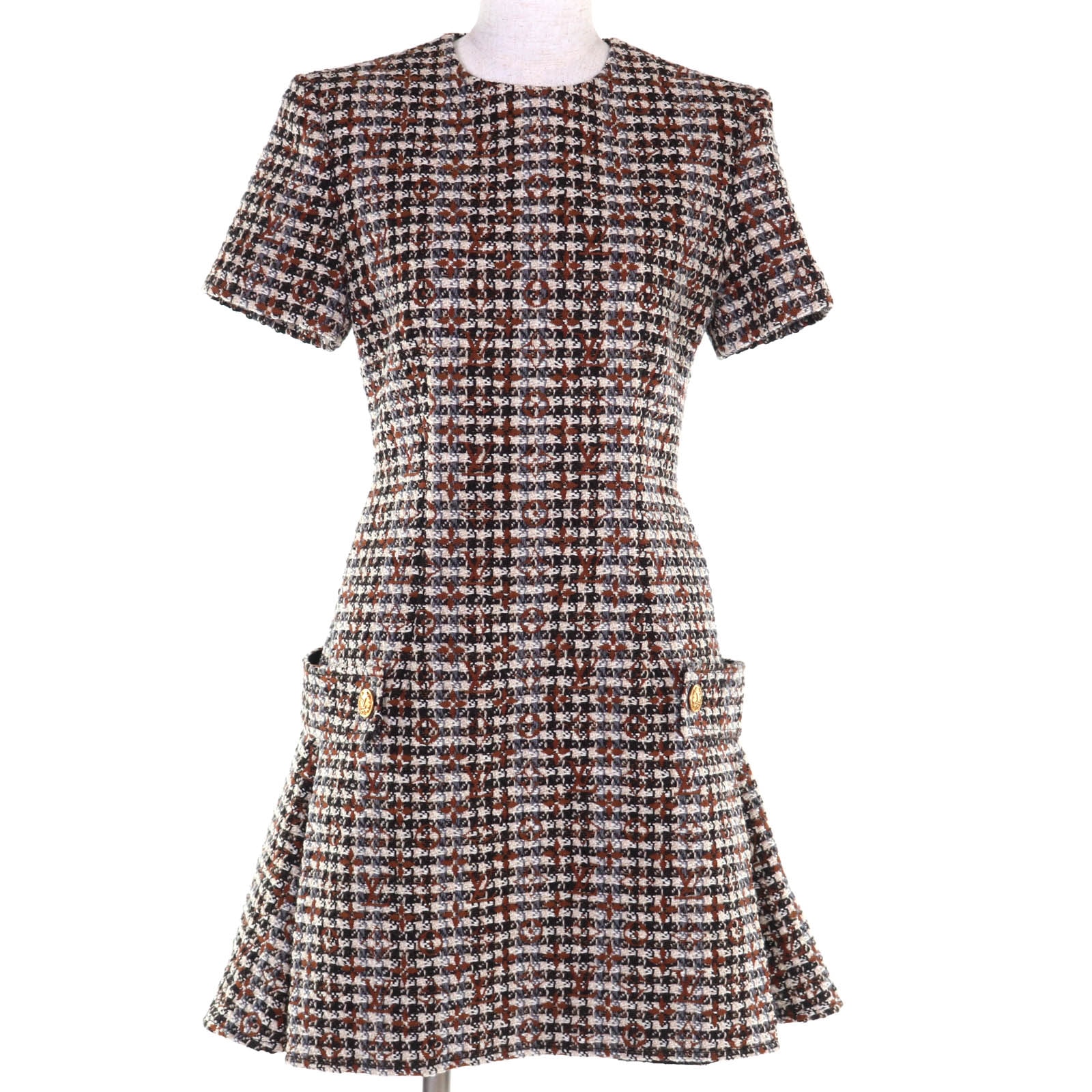 極美品 ルイヴィトン ワンピース マルチ レディース 36 FNDR50