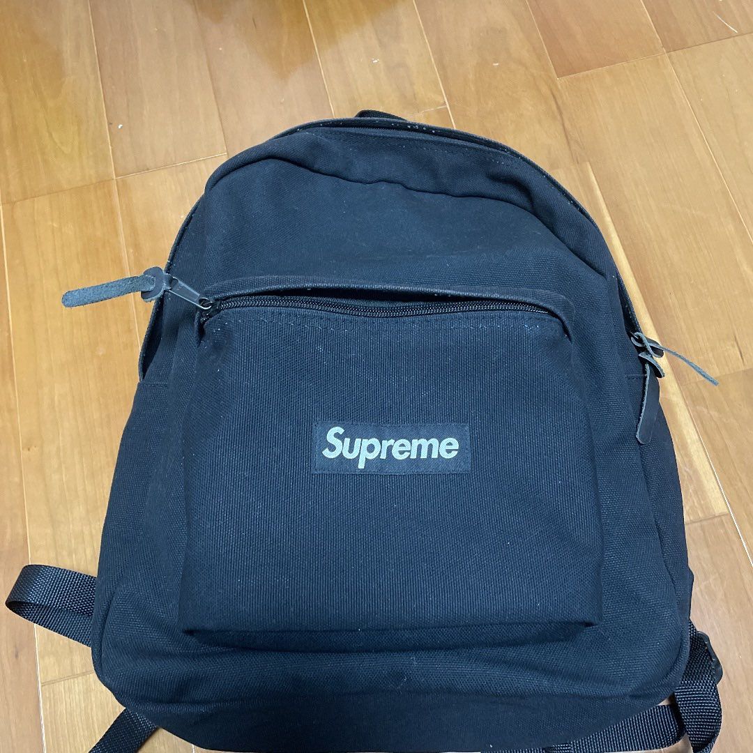 Supreme Canvas Backpack "Black"