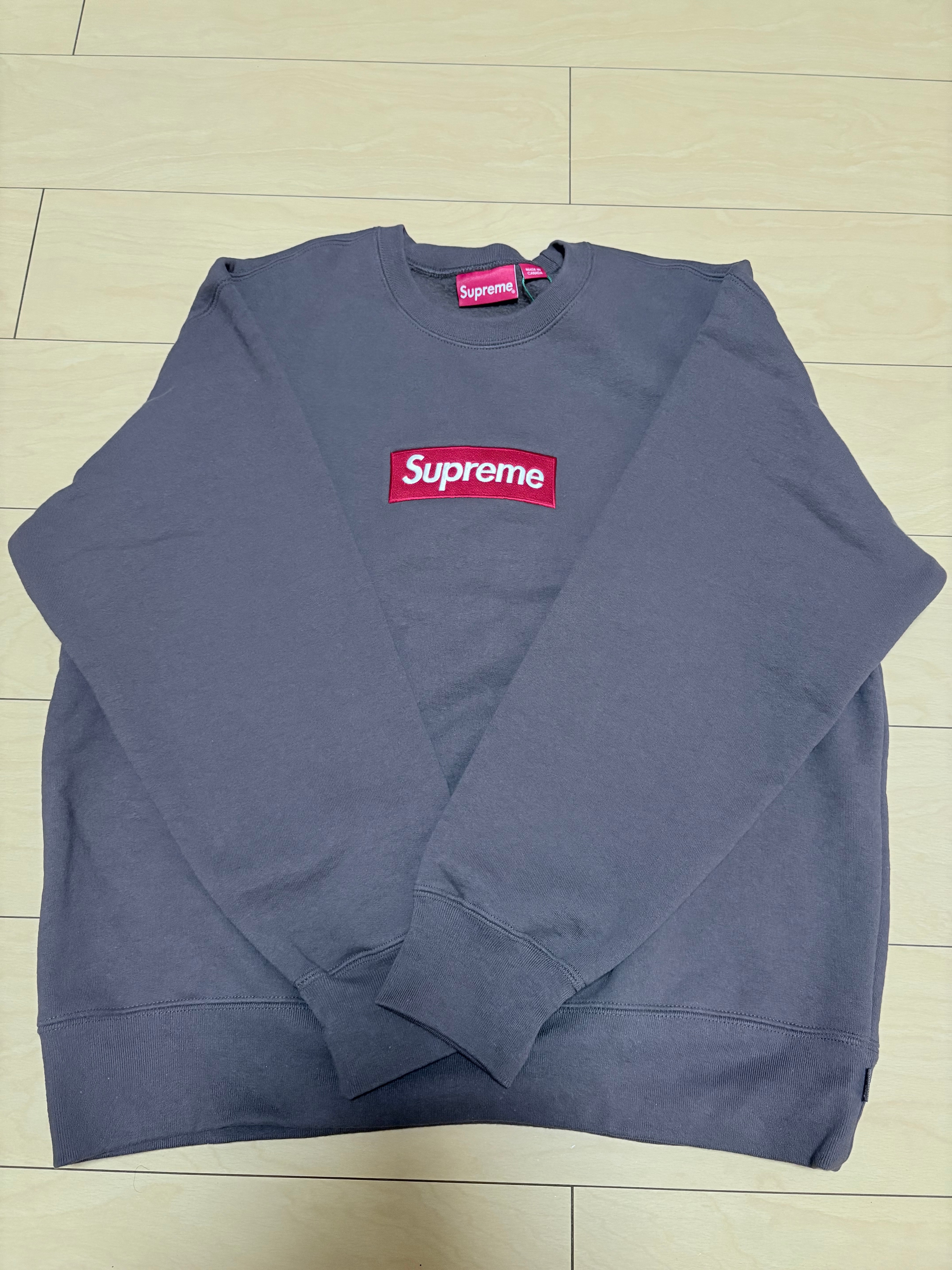 Supreme Box Logo Crewneck "Brown" (22FW)