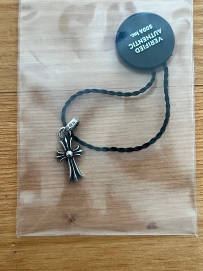 Chrome Hearts CH Cross Baby Fat Charm "Silver"