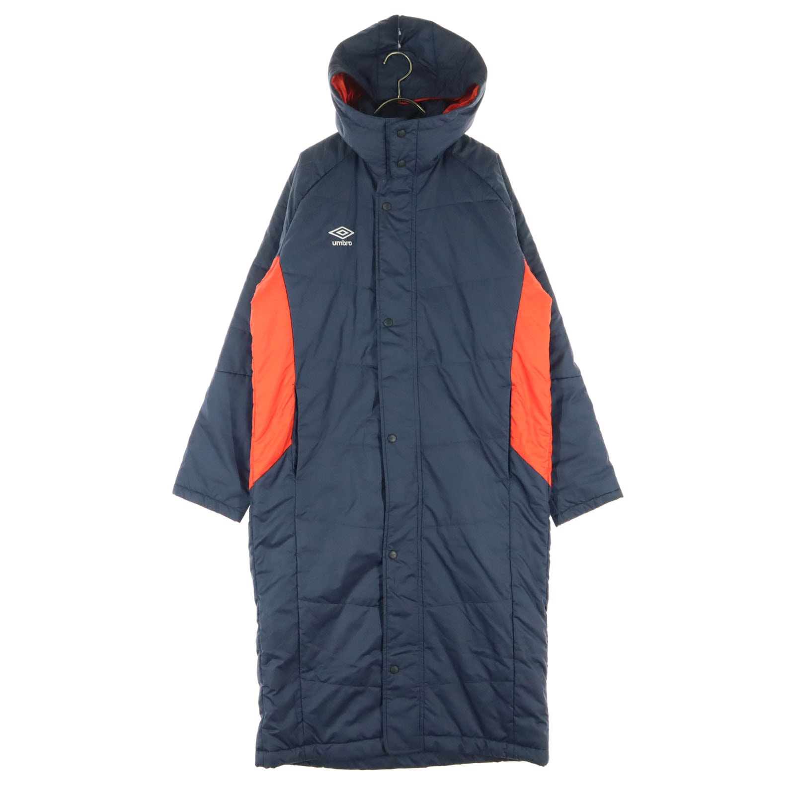 美品 umbro アンブロ 長袖 ベンチコート M ネイビー