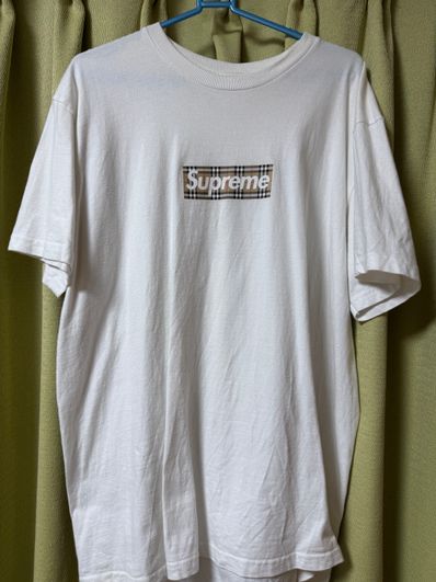 Supreme / Burberry Box Logo Tee "White"